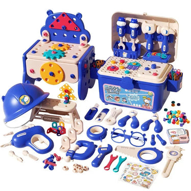 Tool Master Gereedschapskist | 3-in-1 Speelset voor Kinderen 3+ – Creativiteit en vaardigheden ontwikkelen 6